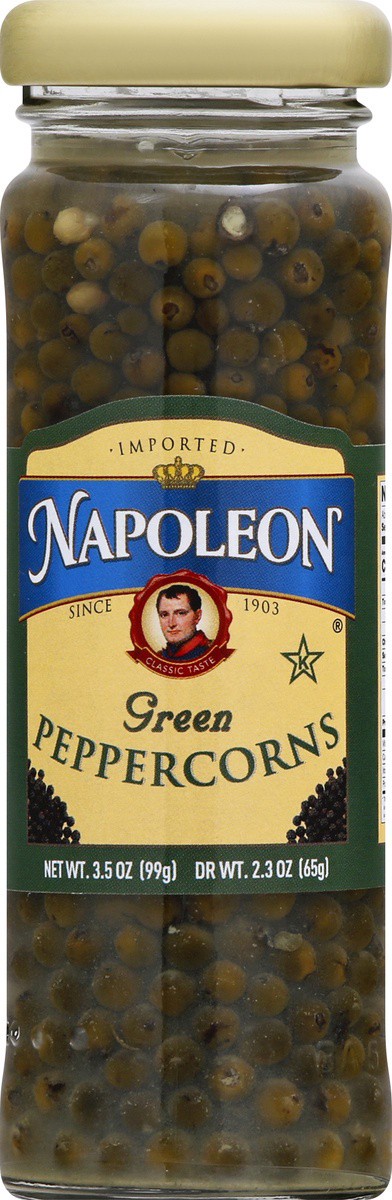 slide 3 of 9, Napoleon Green Peppercorns, 3.5 oz