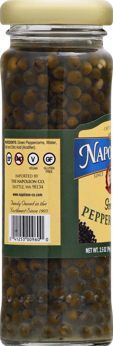 slide 2 of 9, Napoleon Green Peppercorns, 3.5 oz