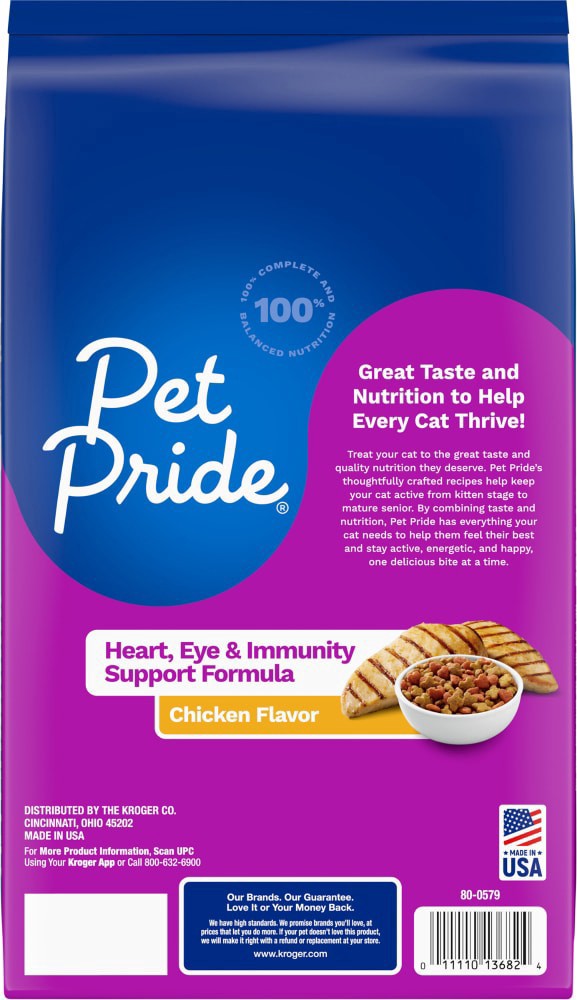slide 3 of 4, Pet Pride Chicken Flavor Heart, Eye, & Immunity Support Formula Cat Food, 3.15 lb