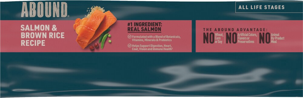 slide 2 of 5, Abound Salmon & Brown Rice Dry Cat Food, 16 lb