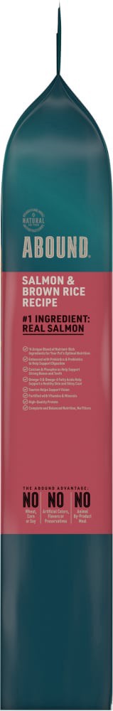slide 5 of 5, Abound Salmon & Brown Rice Dry Cat Food, 16 lb