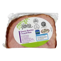 Nature's Promise Fully Cooked Boneless Uncured Ham Quarter