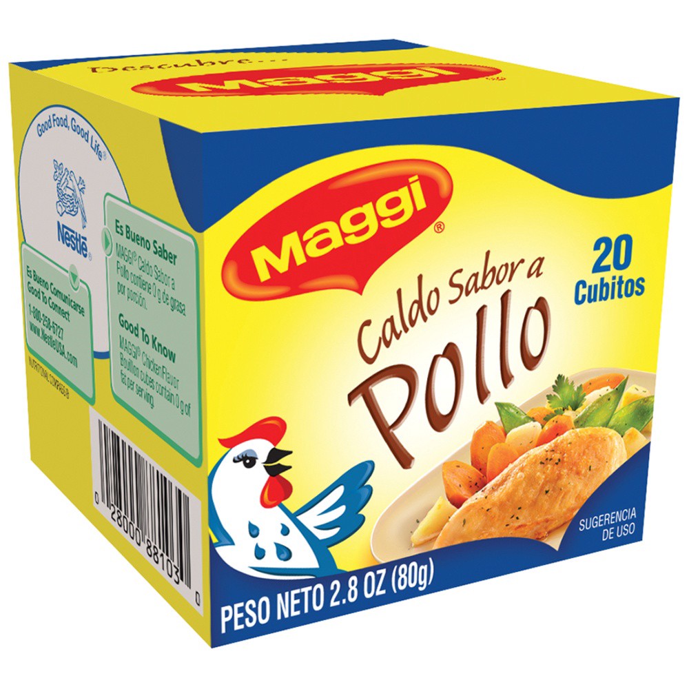 slide 4 of 5, Maggi Chicken Flavor Bouillon Cubes, 2.8 oz