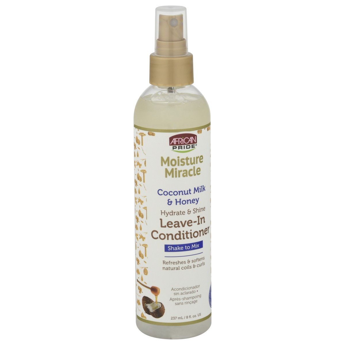 slide 4 of 12, African Pride Moisture Miracle, Leave-In Conditioner, 8 oz