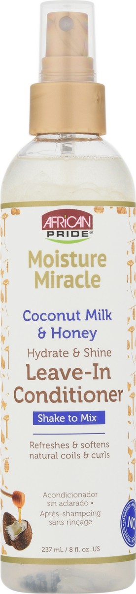 slide 12 of 12, African Pride Moisture Miracle, Leave-In Conditioner, 8 oz