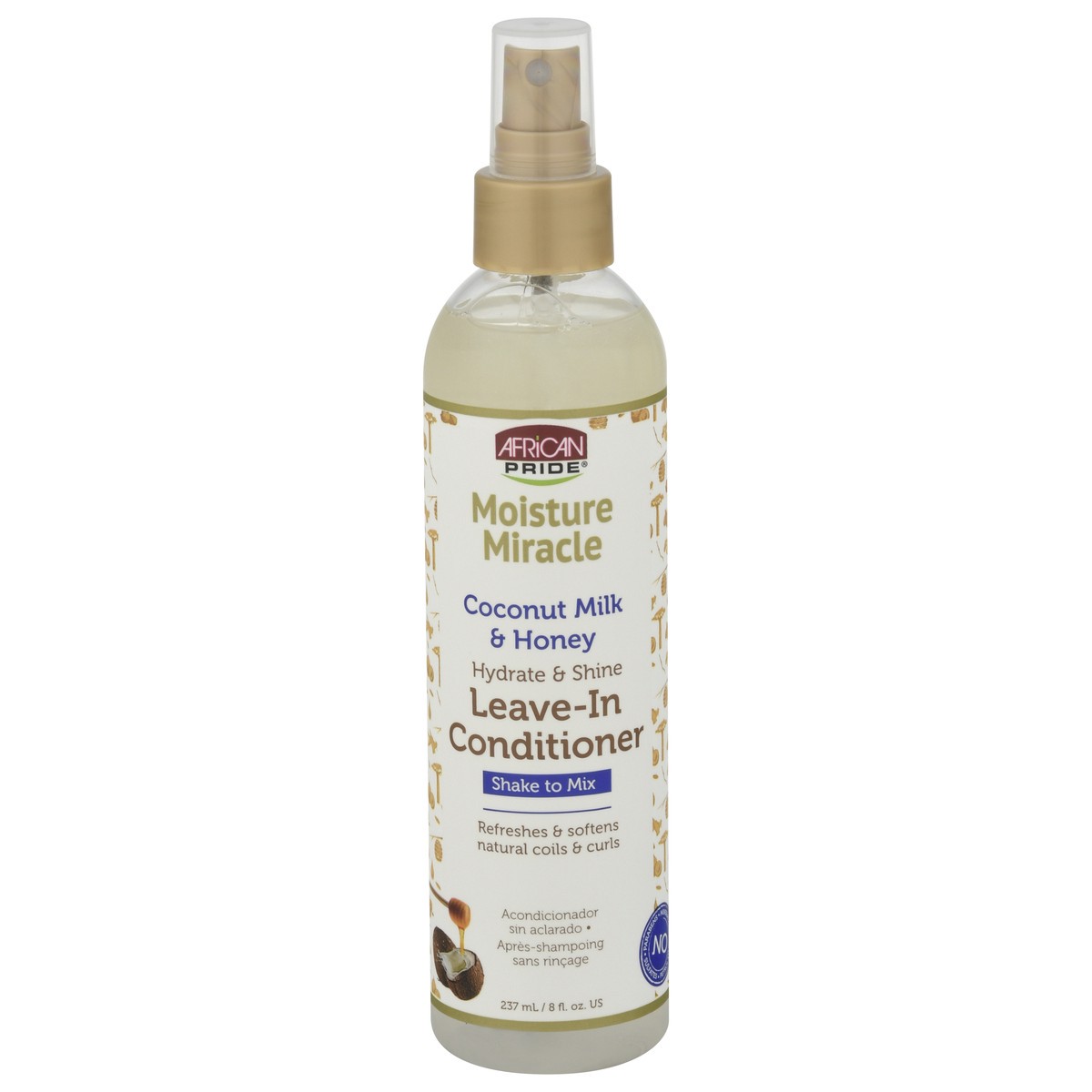 slide 5 of 12, African Pride Moisture Miracle, Leave-In Conditioner, 8 oz