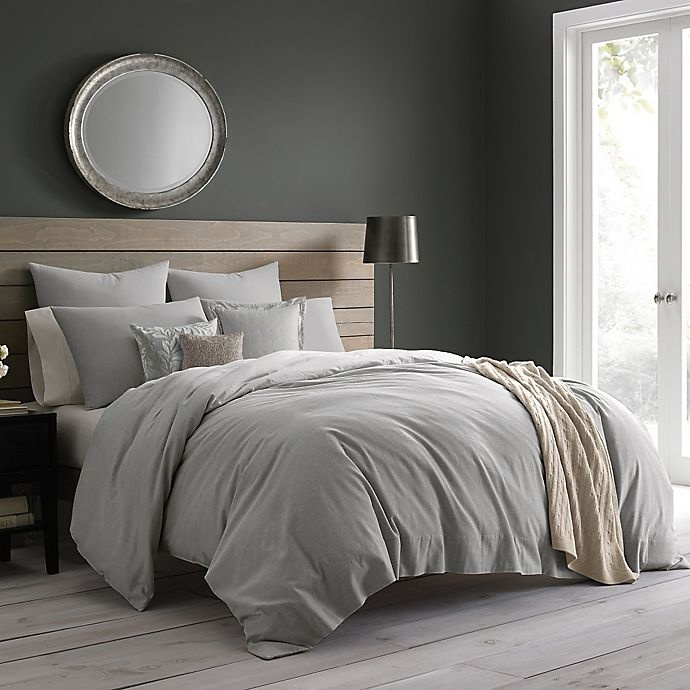 slide 1 of 3, Wamsutta Vintage Cotton Cashmere King Duvet Cover - Grey, 1 ct