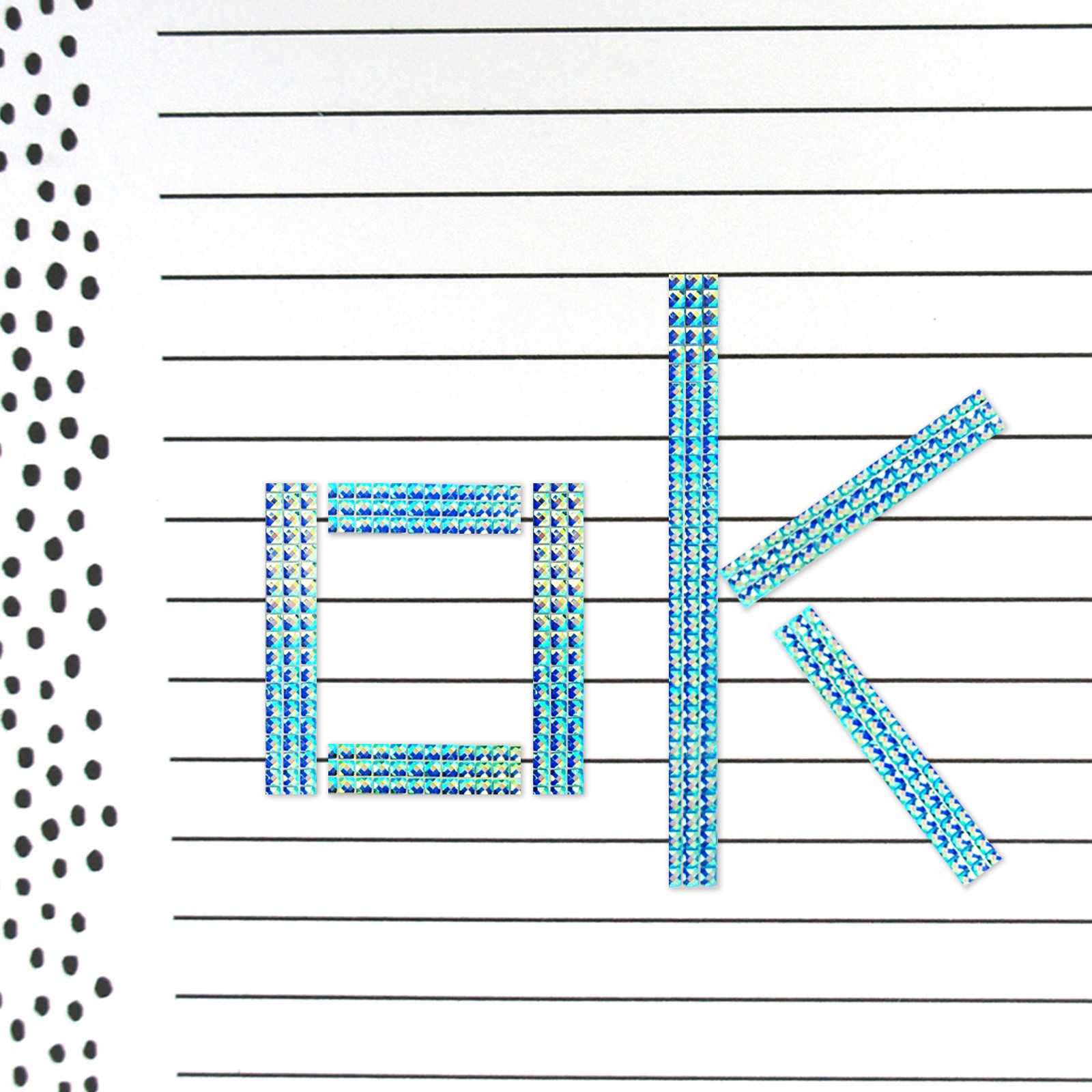 slide 5 of 6, Iridescent Strip Bling Stickers By Recollections, 2.7 in x 12.5 in