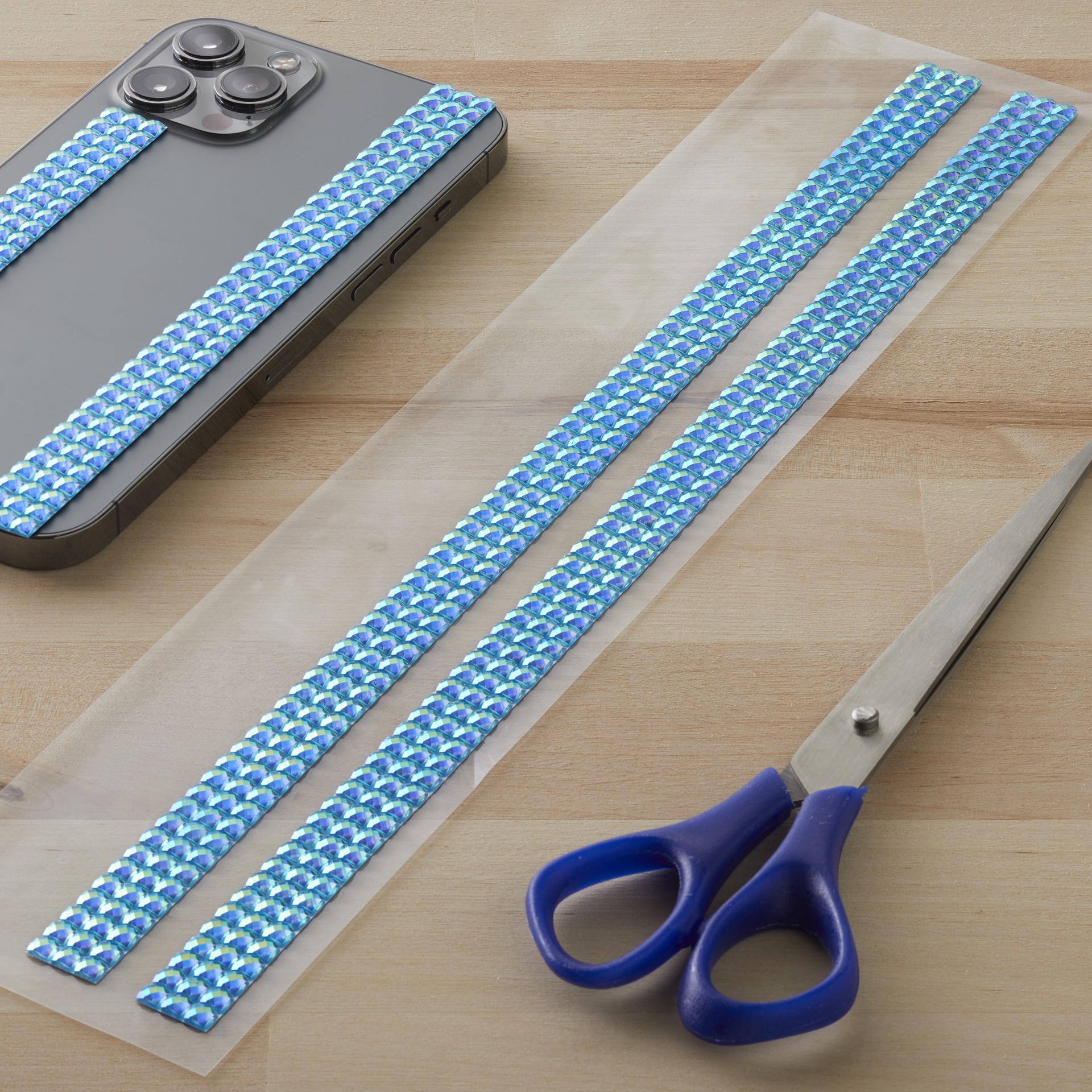 slide 6 of 6, Iridescent Strip Bling Stickers By Recollections, 2.7 in x 12.5 in