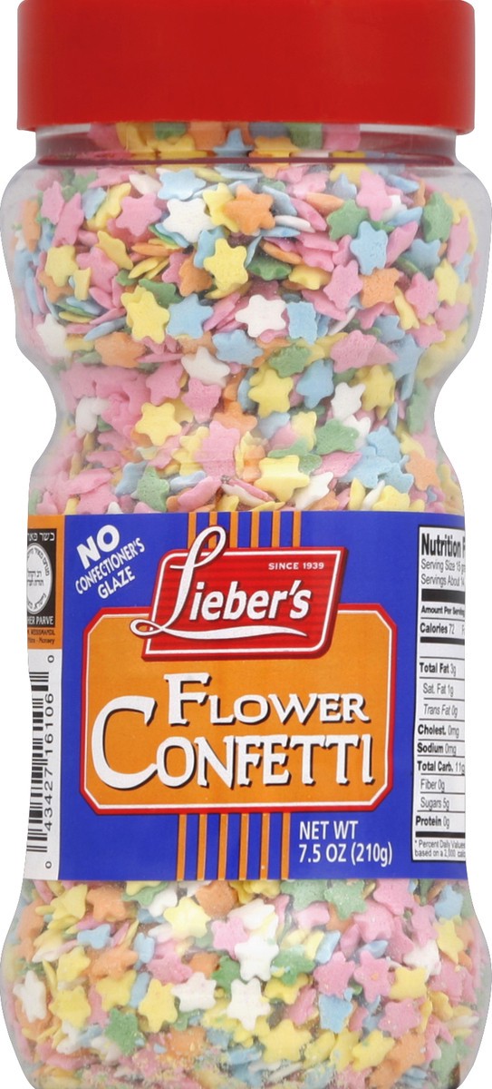 slide 1 of 2, Lieber's Flower Confetti 7.5 oz, 7.5 oz