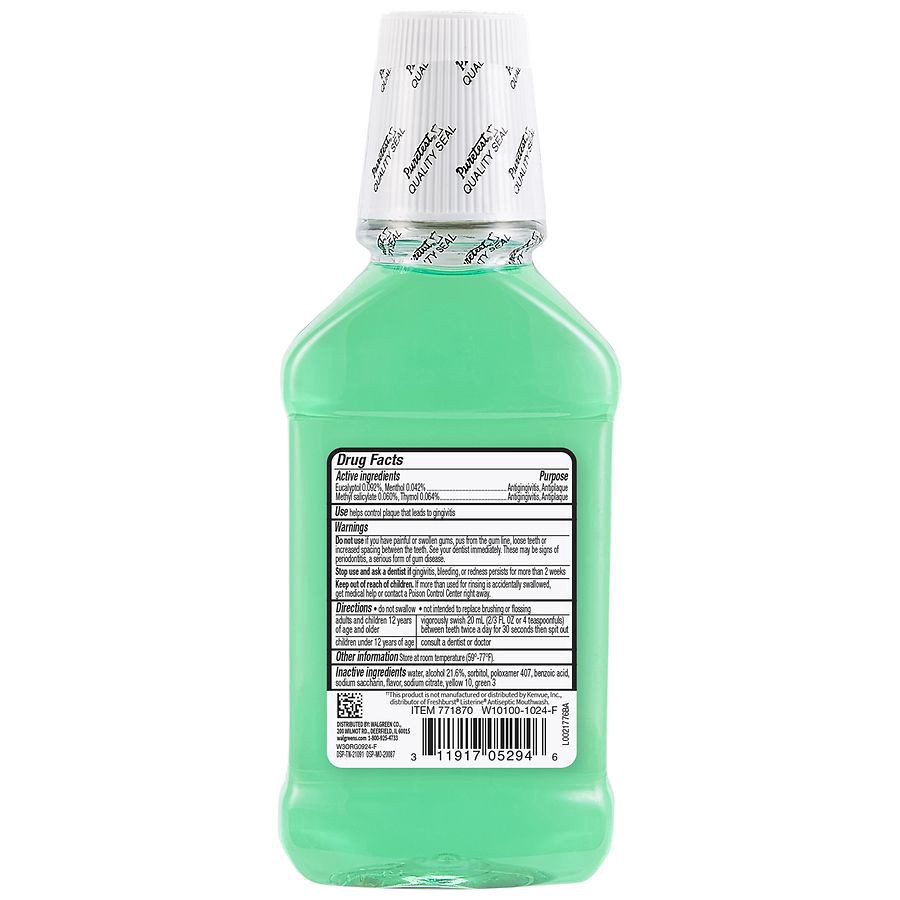 slide 2 of 2, Walgreens Mouthwash Spring Mint, 8.5 fl oz