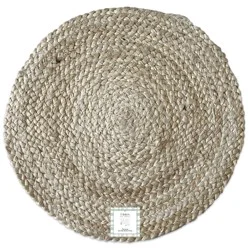 Lintex Jute Round Place Mat - Cream