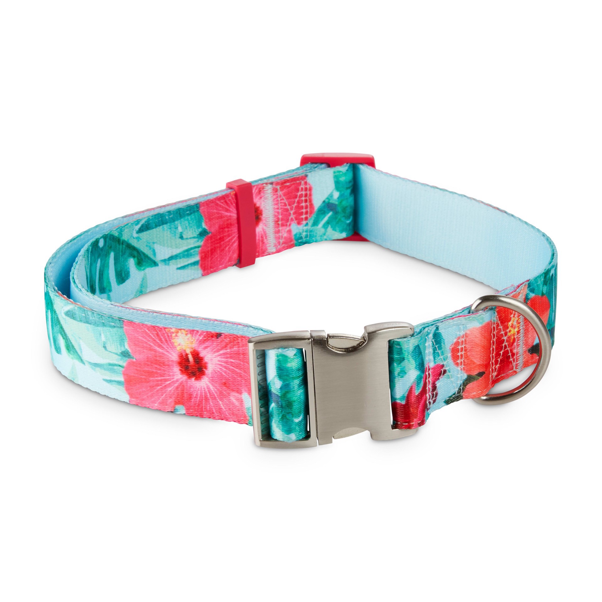 slide 1 of 1, Good2Go Fashion Print Dog Collar, Hibiscus, XX-Large/3X-Large, 1 ct