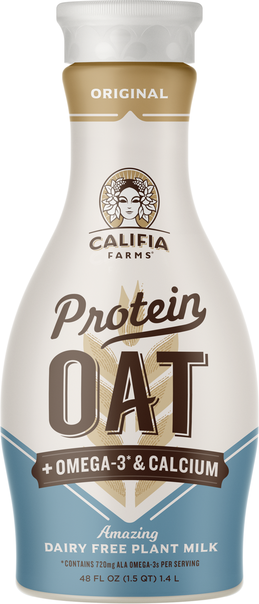 slide 2 of 8, Califia Farms Protein Original Oat Milk 48 fl oz, 48 fl oz