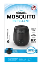 Thermacell Black Rechargeable Mosquito Repeller Starter Kit
