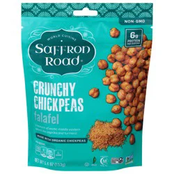 Saffron Road Falafel Crunchy Chickpeas Gluten Free Snack - 6 oz