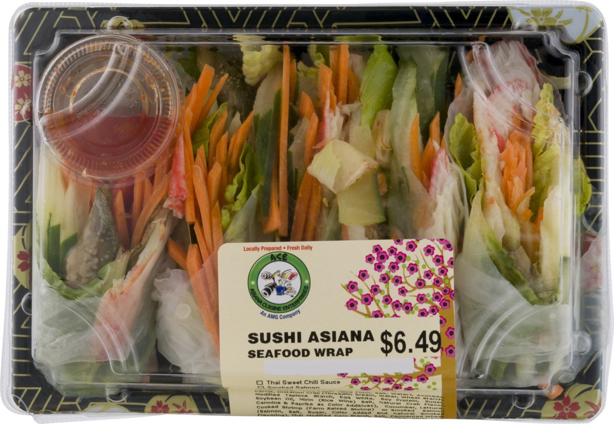 slide 8 of 9, ACE Sushi Asiana Seafood Wrap, 1 ct