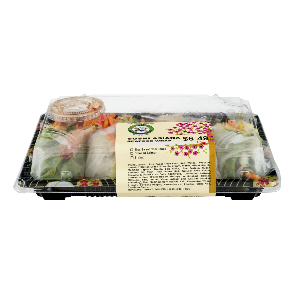 slide 1 of 1, ACE Sushi Asiana Seafood Wrap, 1 ct