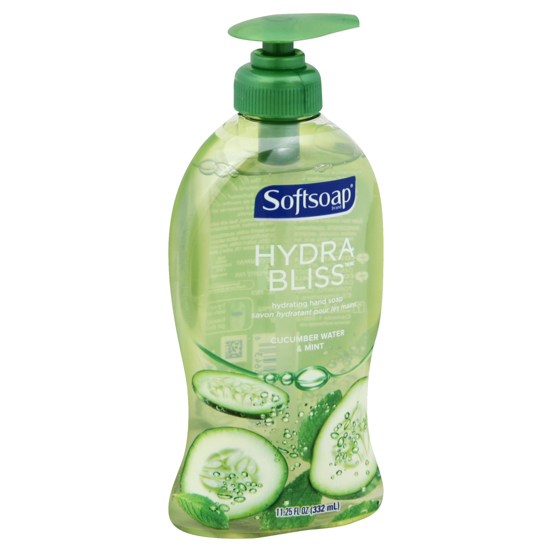 slide 1 of 6, Softsoap Hydra Bliss Liquid Hand Soap, Cucumber Water & Mint, 11.25 oz