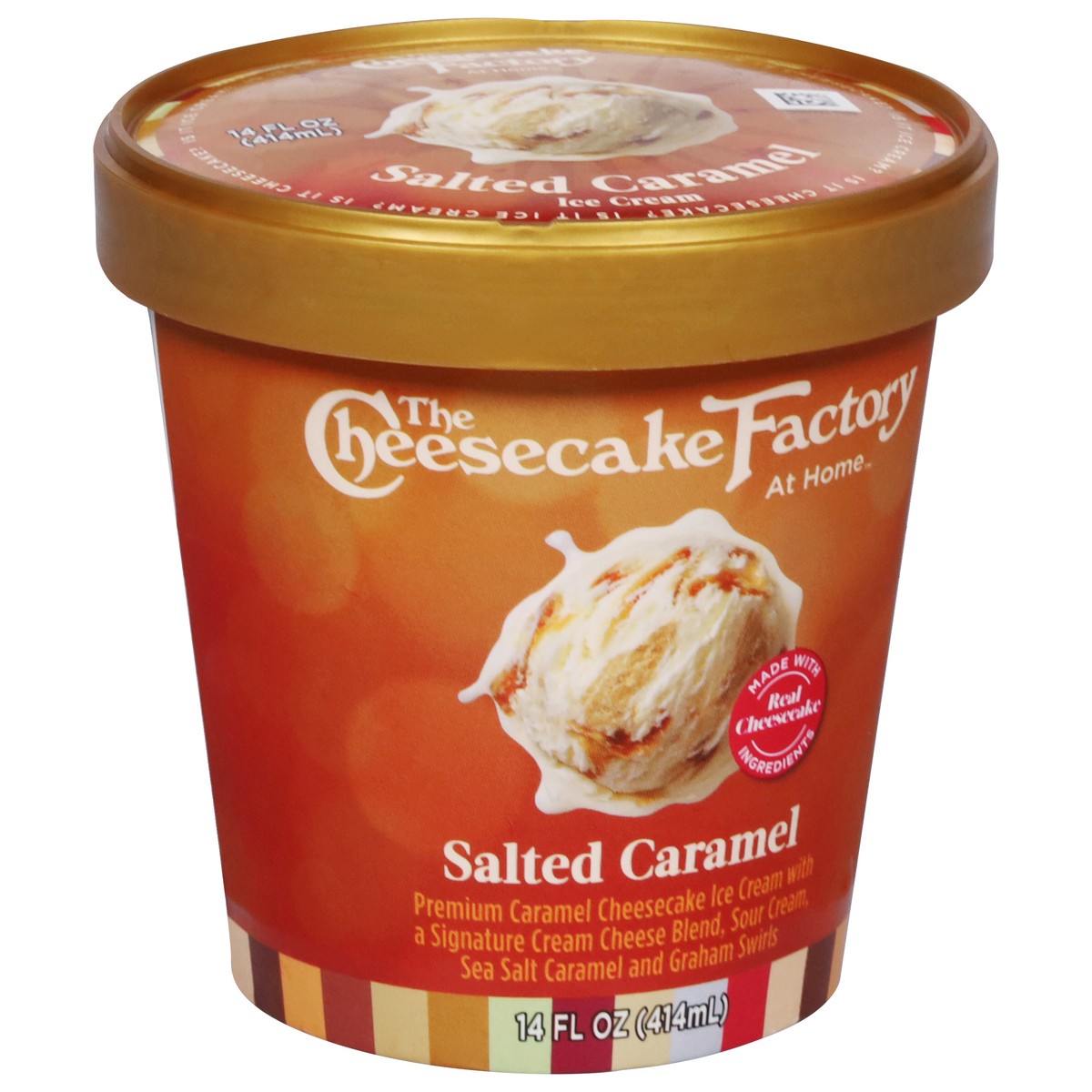 slide 4 of 9, The Cheesecake Factory At Home Salted Caramel Ice Cream 14 fl oz, 14 fl oz