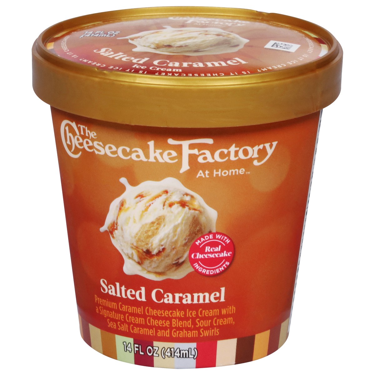 slide 3 of 9, The Cheesecake Factory At Home Salted Caramel Ice Cream 14 fl oz, 14 fl oz