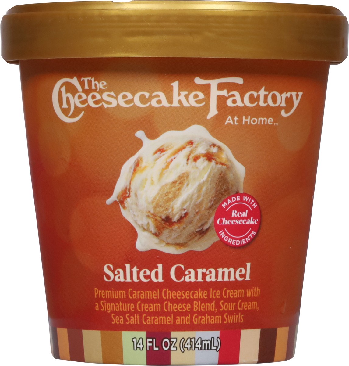 slide 2 of 9, The Cheesecake Factory At Home Salted Caramel Ice Cream 14 fl oz, 14 fl oz