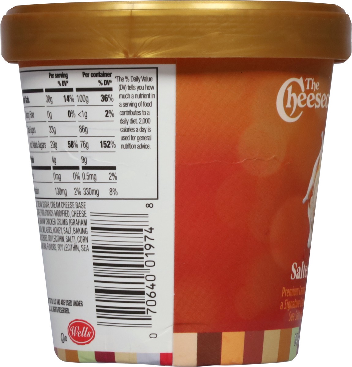 slide 5 of 9, The Cheesecake Factory At Home Salted Caramel Ice Cream 14 fl oz, 14 fl oz