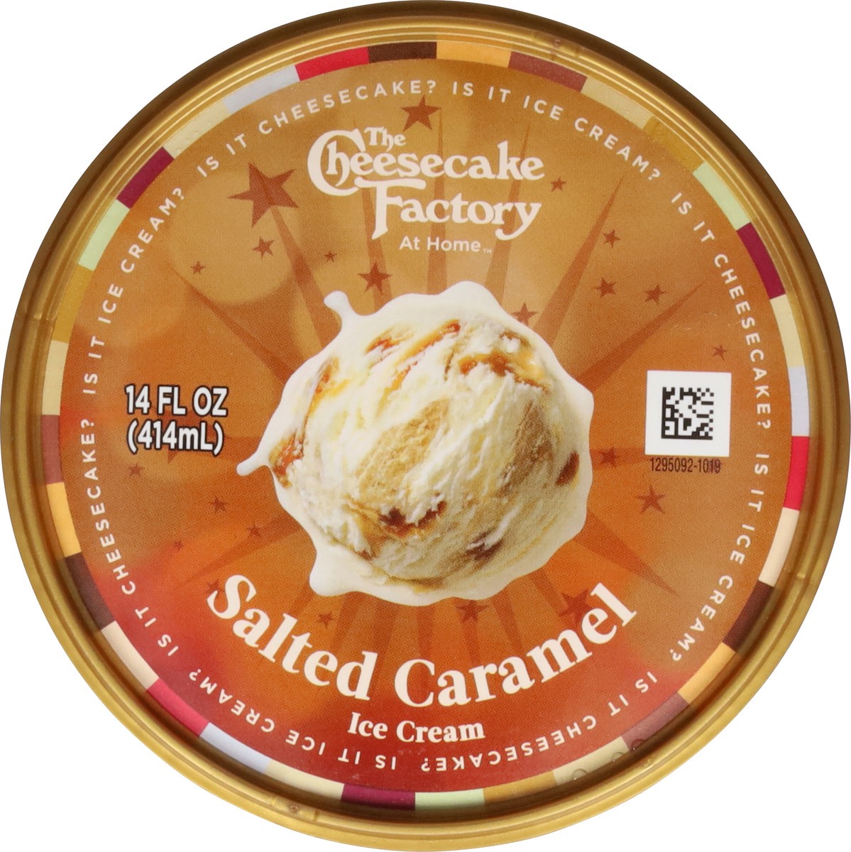 slide 9 of 9, The Cheesecake Factory At Home Salted Caramel Ice Cream 14 fl oz, 14 fl oz