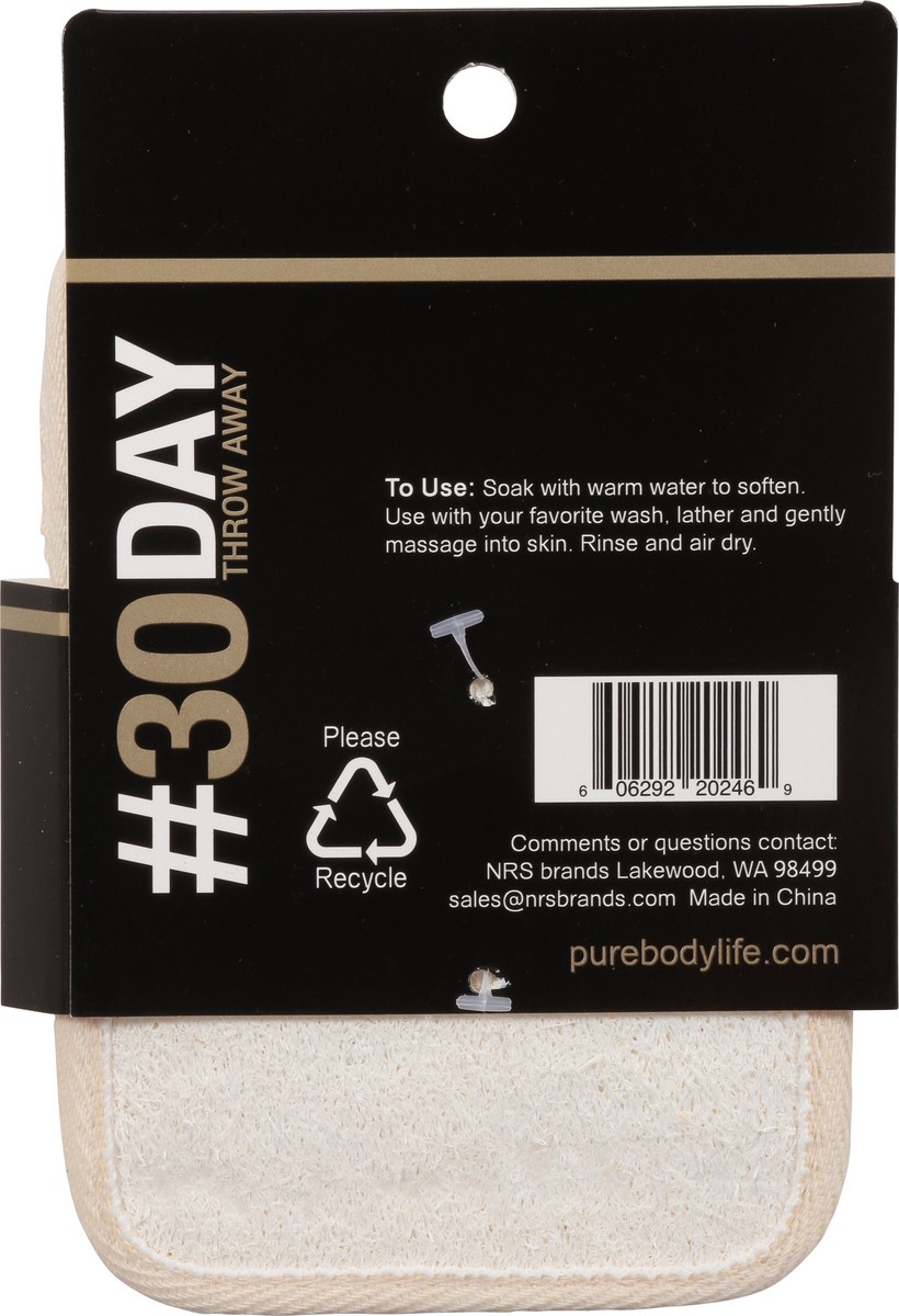 slide 10 of 11, Pure Body Bamboo & Loofah Soap Pouch 1 ea, 1 ct