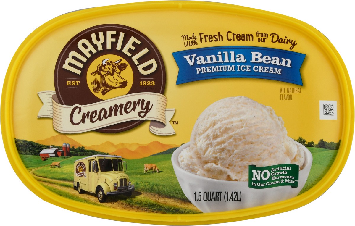 slide 4 of 9, Mayfield Creamery Vanilla Bean Ice Cream 1.5 qt, 1.5 qt