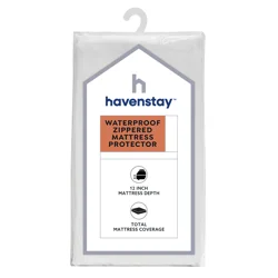 Havenstay Waterproof Zippered Mattress Protector, Queen