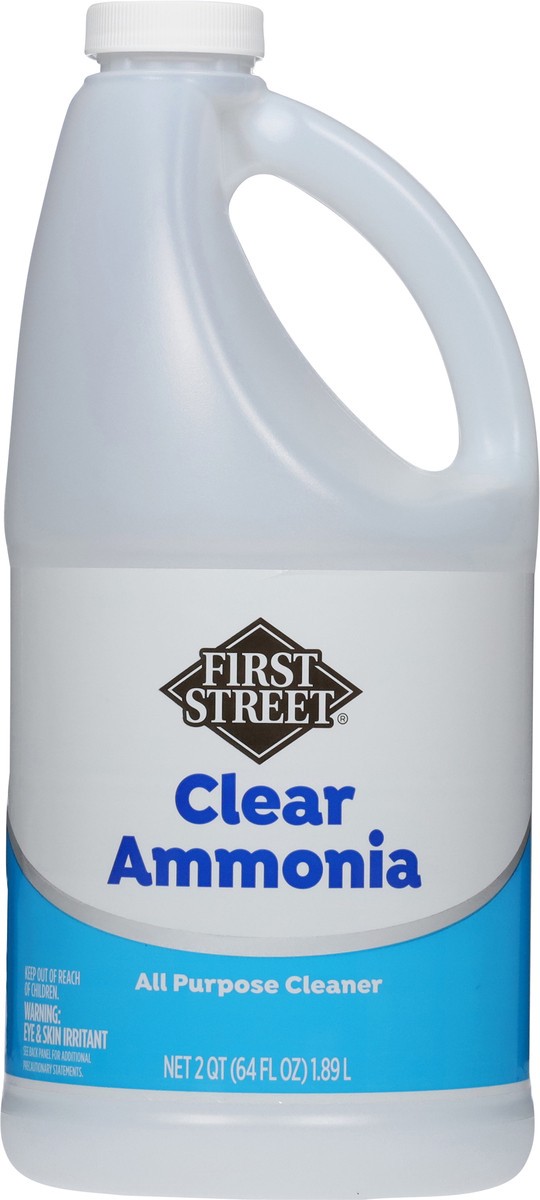 slide 11 of 12, First Street Clear Ammonia, 64 oz