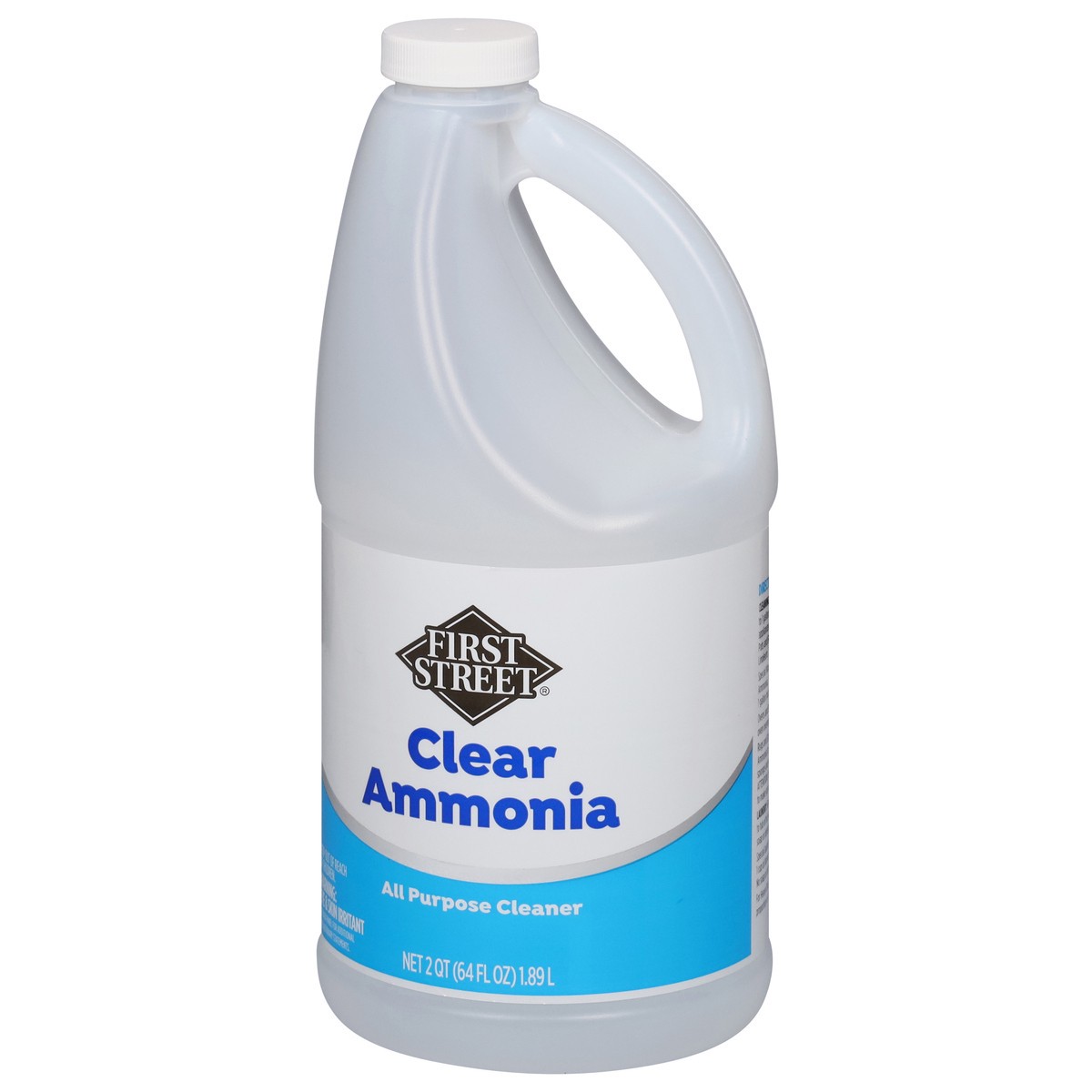 slide 5 of 12, First Street Clear Ammonia, 64 oz