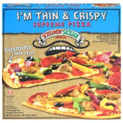 Screamin' Sicilian Pizza Co. I'm Thin & Crispy Supreme Pizza 20.55 oz