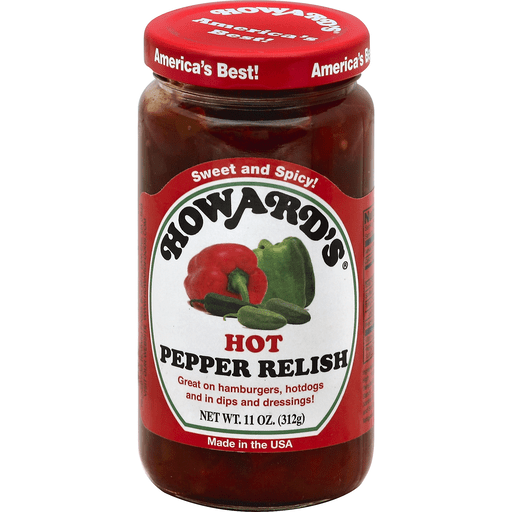 slide 2 of 2, Howard's Hot Pepper Relish, 11 oz