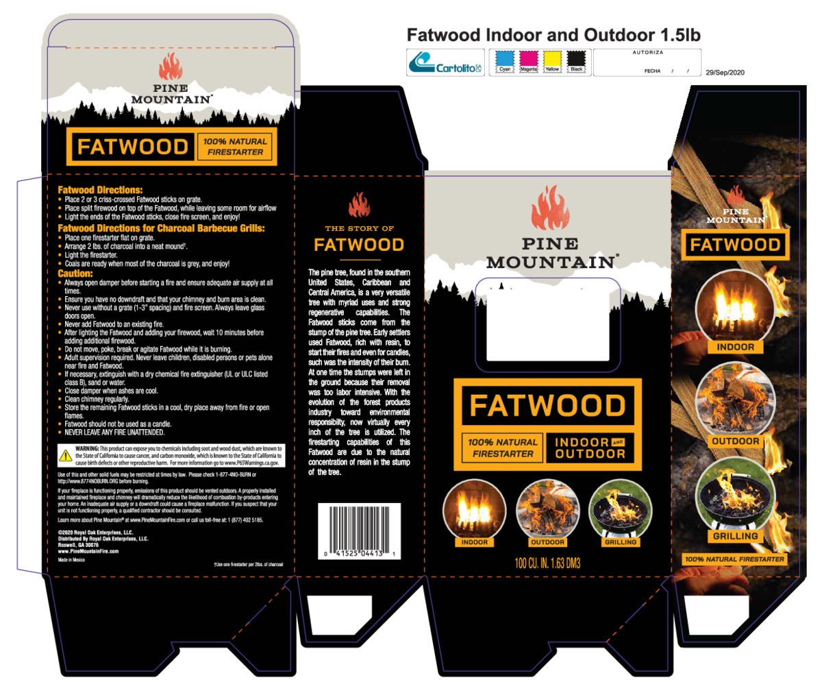 slide 5 of 10, Pine Mountain Indoor and Outdoor Fatwood Firestarter 1.5 lb, 1.5 lb