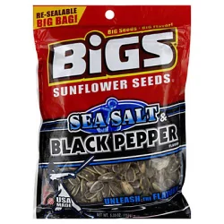 BIGS Sea Salt & Black Pepper Sunflower Seeds