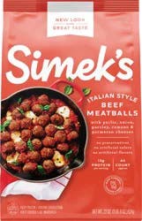 Simek's Meatballs, Beef, Italian Style