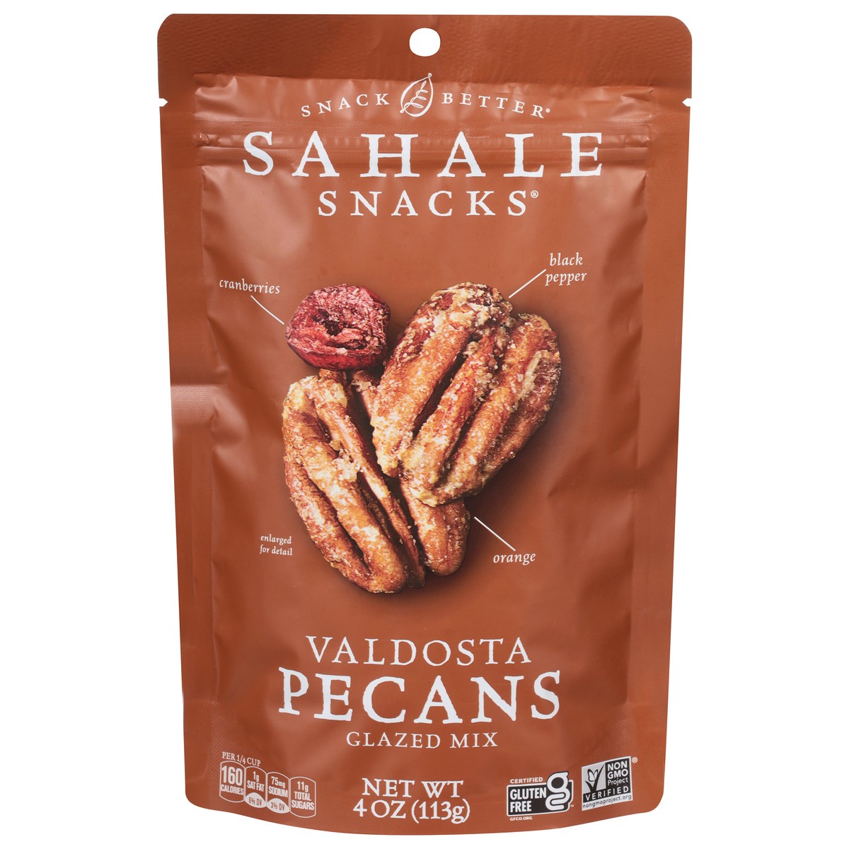 slide 1 of 1, Sahale Snacks Valdosta Pecans Glazed Mix, 4 Ounces (Pack of 6), 4 oz