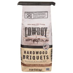 Cowboy Charcoal Hardwood Briquets 8 lb