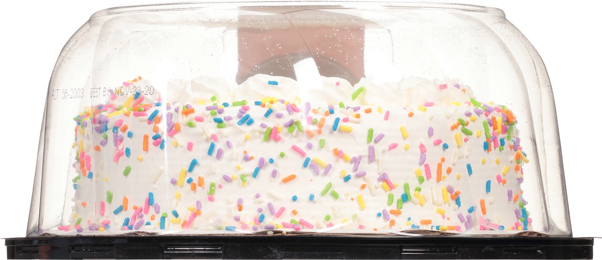 slide 5 of 9, Jon Donaire Triple Layer White Cake + Vanilla Ice Cream Premium Ice Cream Cake 32 oz. Clamshell, 32 oz