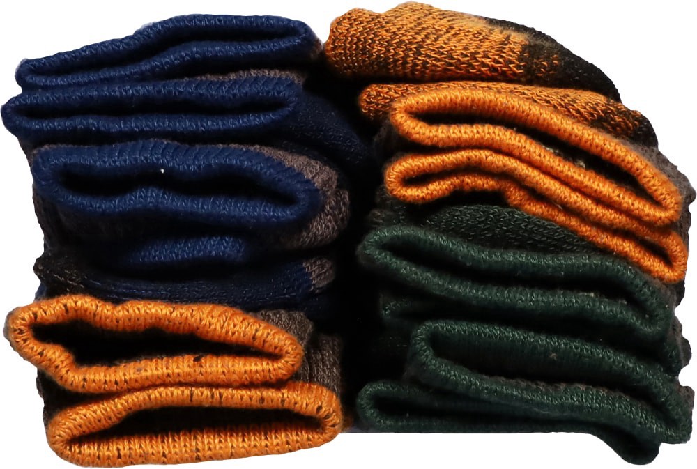 slide 5 of 6, Dickies Dark Assorted Crew Socks Men's 6-12 6 ea, 6 ct