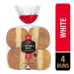 Private Selection Artisan Style White Hamburger Buns
