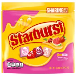STARBURST FaveREDS Fruit Chews Candy, Chewy Candy, 15.6 oz Sharing Size Bag