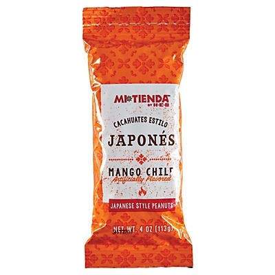 slide 1 of 1, Mi Tienda Japones Mango Chile Japanese Style Peanuts, 4 oz