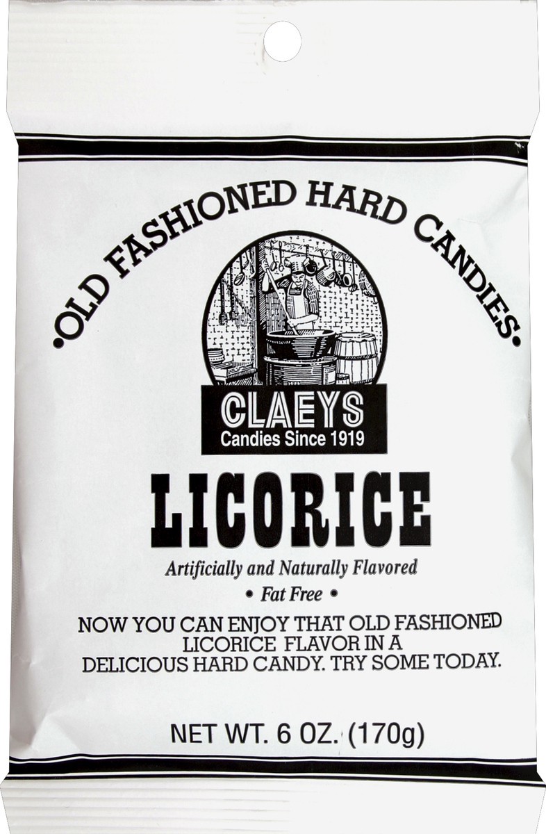 slide 3 of 3, Claeys Licorice, 6 oz