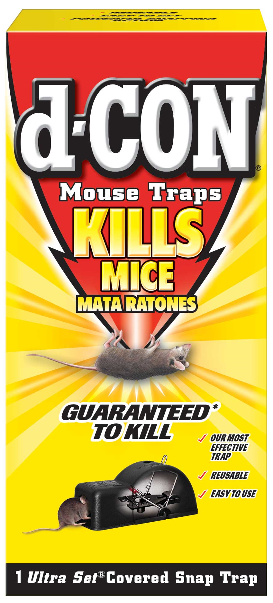 slide 1 of 1, d-Con D-Con Ultra Set Covered Mouse Trap, 1 ct