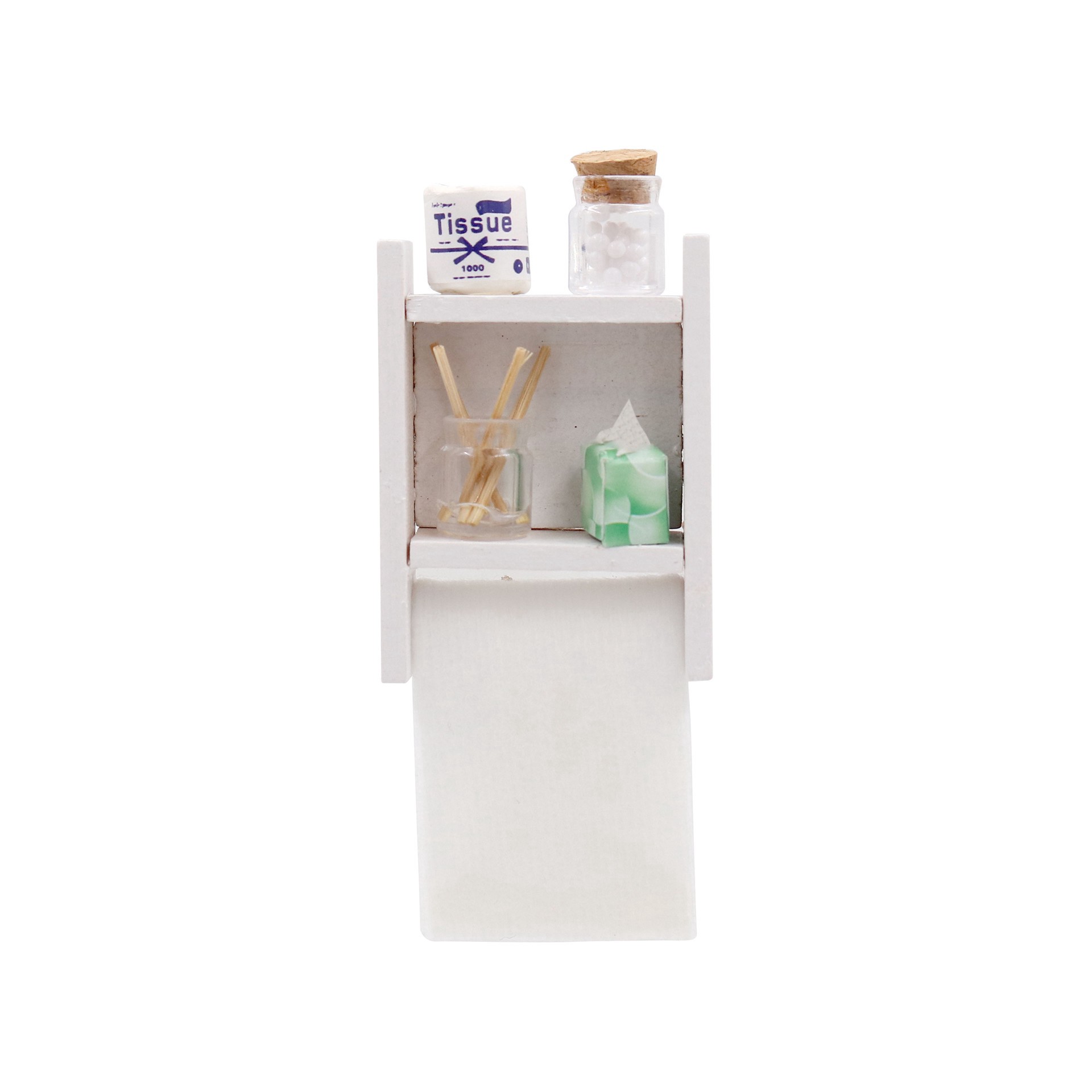slide 3 of 3, Miniature Bathroom Shelf By Make Market, 1.44 in x 0.54 in x 3.68 in