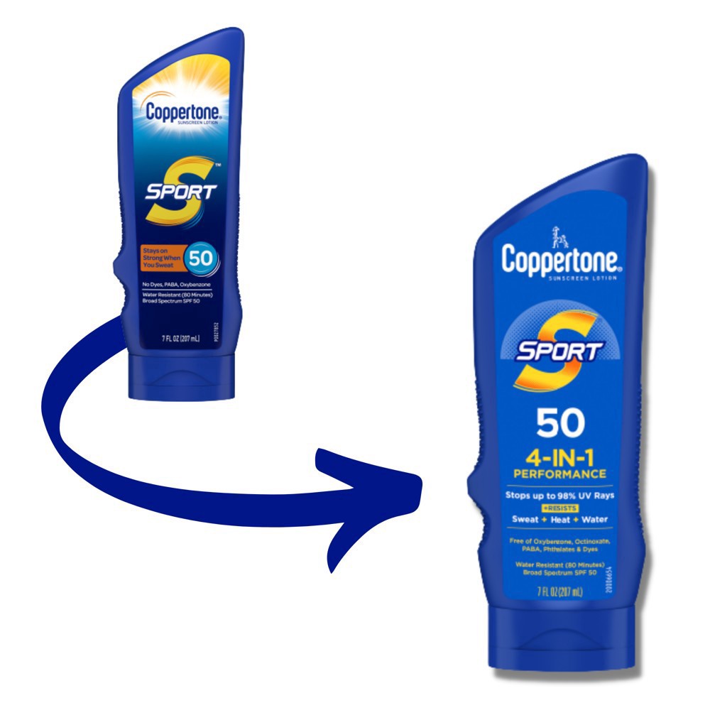 slide 2 of 18, Coppertone Sport Sunscreen Lotion - SPF 50, 