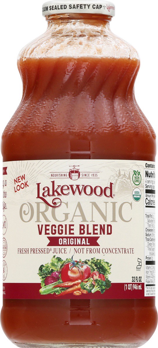 slide 3 of 9, Lakewood Organic Fresh Pressed Super Veggie Juice, 32 oz